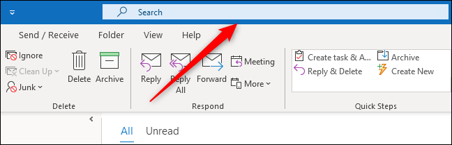 How to Search for an Email in Outlook